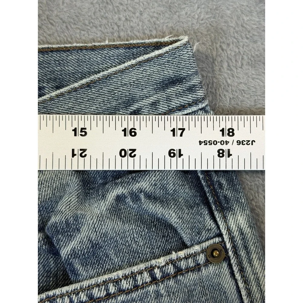 Banana Republic Jeans Mens 35x34 Blue Light Wash Bootcut‎ Regular Mid Rise